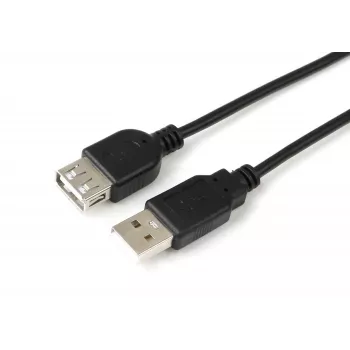 Microconnect USBAAF1B USB kábel USB 2.0 1 m USB A čierny