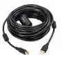 Microconnect USBAB10B-ACTIVE USB kábel USB 2.0 10 m USB B USB A čierny