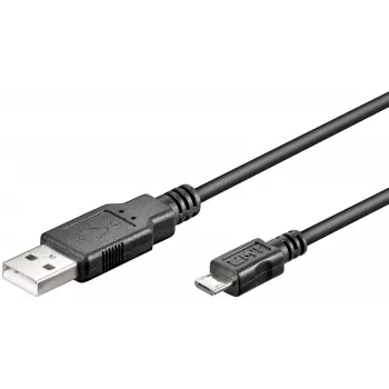 Microconnect USBABMICRO18 USB kábel USB 2.0 1,8 m USB A Micro-USB B čierna