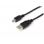 Microconnect USBAMB505 USB kábel USB 2.0 0,5 m USB A Mini-USB B čierny