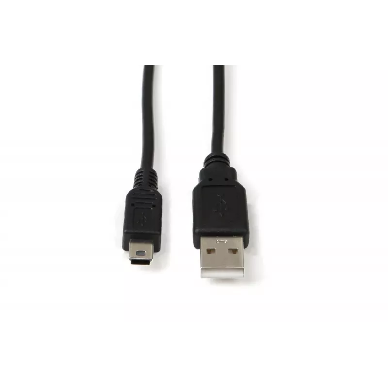 Microconnect USBAMB55 USB kábel USB 2.0 5 m USB A Mini-USB B čierny