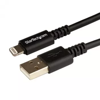 StarTech.com 3 m (10 ft.) USB na Lightning kábel – dlhý nabíjací kábel pre iPhone / iPad / iPod – Lightning na USB kábel – Apple MFi certifikovaný – čierna