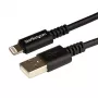 StarTech.com 3 m (10 ft.) USB na Lightning kábel – dlhý nabíjací kábel pre iPhone / iPad / iPod – Lightning na USB kábel – Apple MFi certifikovaný – čierna