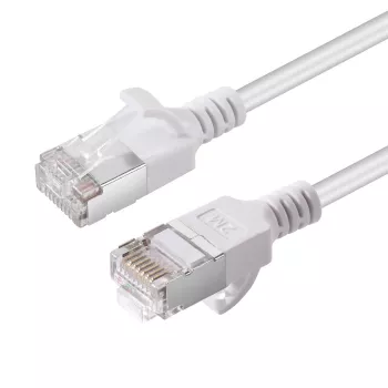 Microconnect V-FTP6A05W-schlank sieťový kábel biely 5 m Cat6a U/FTP (STP)