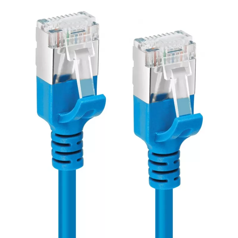 Microconnect V-FTP6A075B-schlank sieťový kábel modrý 7,5 m Cat6a U/FTP (STP)