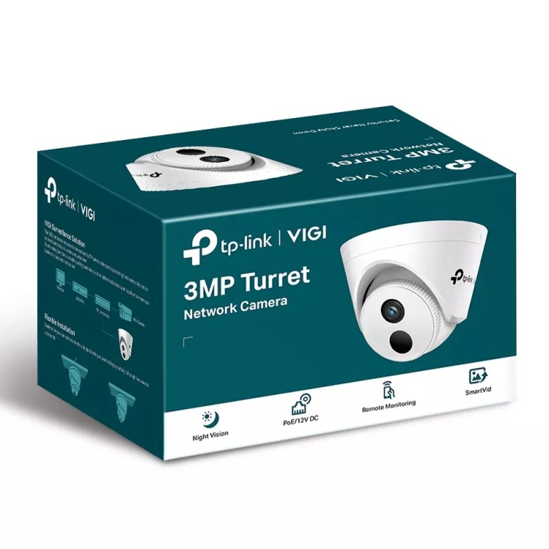 IP bezpečnostná kamera TP-Link VIGI 3MP Turret sieťová kamera