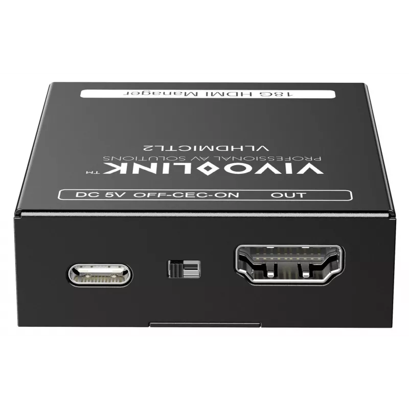 Vivolink VLHDMICTL2 EDID emulátor 3840x2160 18 Gbit/s čierna