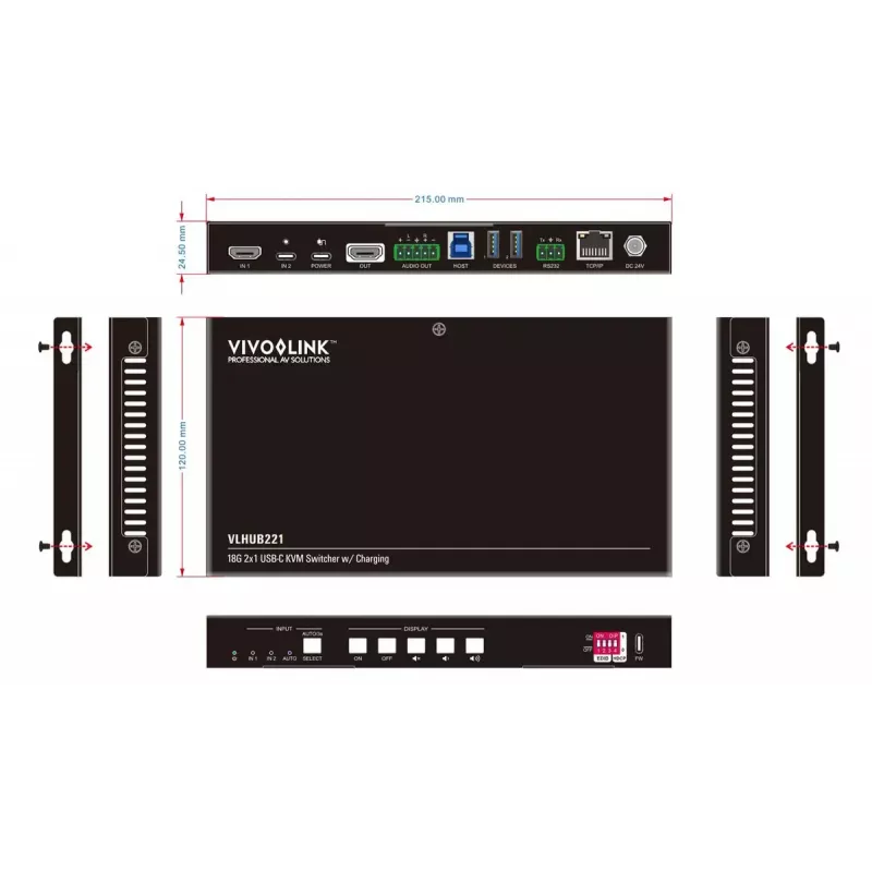 Vivolink VLHUB221 USB grafický adaptér