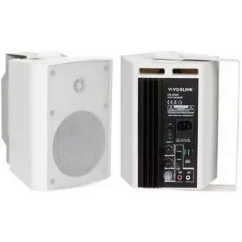 Vivolink VLSP60AW reproduktor 2-pásmový biely káblový 60 W