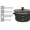 Pomalý hrniec Tristar VS-3915 3,5L čierny otočný ovládač 180W
