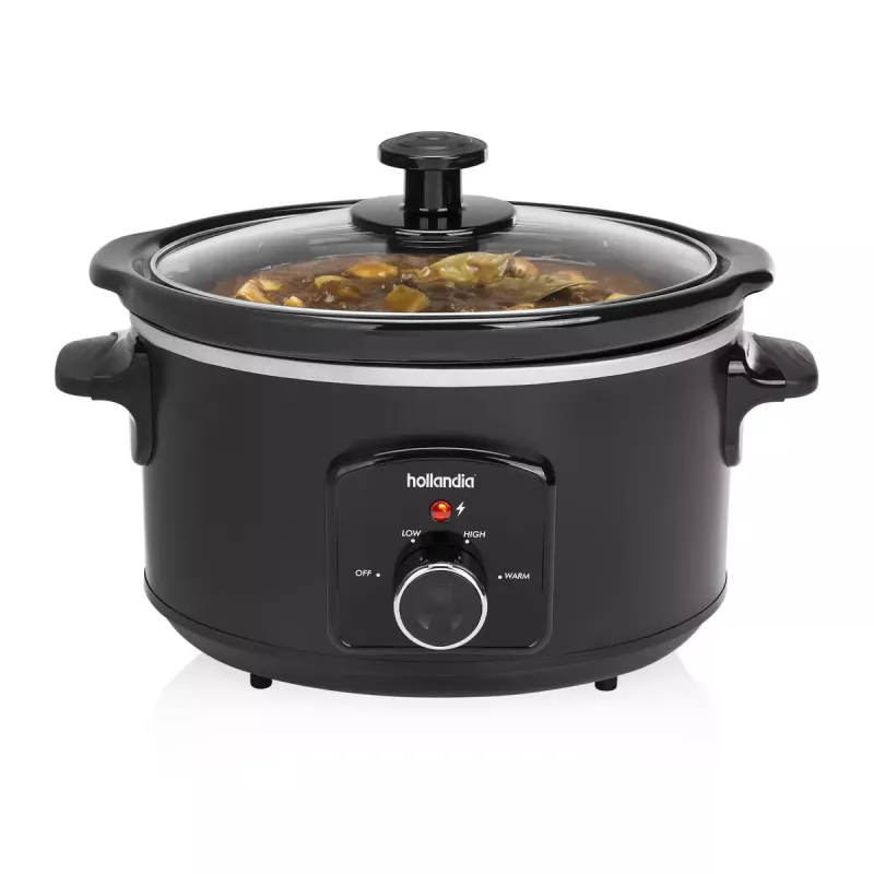 Pomalý hrniec Tristar VS-3915 3,5L čierny otočný ovládač 180W