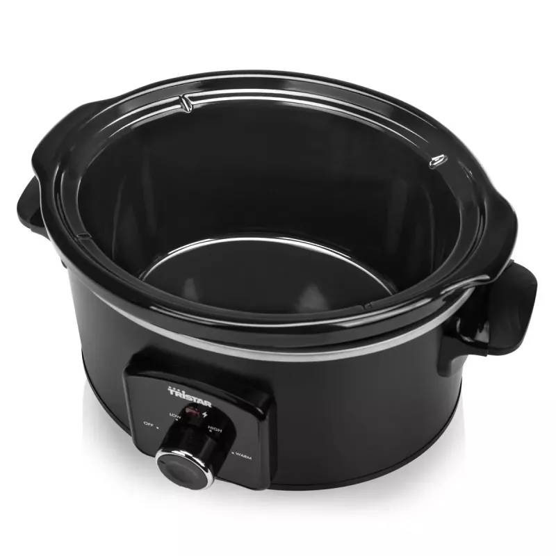 Pomalý hrniec Tristar VS-3915 3,5L čierny otočný ovládač 180W