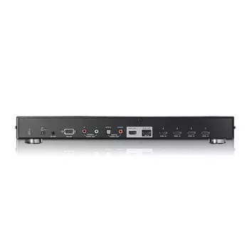 ATEN 4-portový Dual View HDMI switch, HDMI, kov, čierny, 15 m, 480p, 720p, 1080i, 1080p, 6,75 Gbit/s