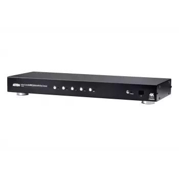 ATEN 4-portový True 4K HDMI switch s Dual, HDMI, kov, čierny, 60 Hz, 3 m, 3840 x 2160, 4096 x 2160