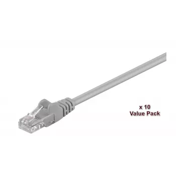 Microconnect V-UTP503VP sieťový kábel sivý 3 m Cat5e U/UTP (UTP)