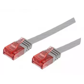 Microconnect V-UTP60025-FLAT sieťový kábel sivý 0,25 m Cat6 U/UTP (UTP)