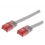 Microconnect V-UTP60025-FLAT sieťový kábel sivý 0,25 m Cat6 U/UTP (UTP)
