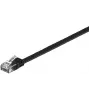 Microconnect V-UTP60025S-FLAT sieťový kábel čierny 0,25 m Cat6 U/UTP (UTP)