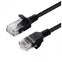 Microconnect V-UTP6005S-schlank sieťový kábel čierny 0,5 m Cat6 U/UTP (UTP)
