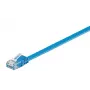 Microconnect V-UTP601B-FLAT sieťový kábel modrý 1 m Cat6 U/UTP (UTP)
