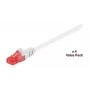 Microconnect V-UTP620WVP Sieťový prepojovací kábel Cat6 U/UTP, 20 m, biely, balenie 4 ks