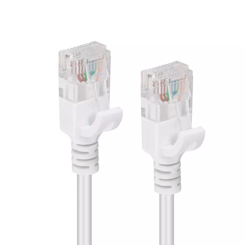 Microconnect V-UTP6A005W tenký sieťový kábel biely 0,5 m Cat6a U/UTP (UTP)