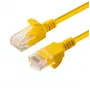 Microconnect V-UTP6A005Y tenký sieťový kábel žltý 0,5 m Cat6a U/UTP (UTP)