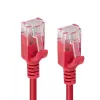 Microconnect V-UTP6A05R-schlank sieťový kábel červený 5 m Cat6a U/UTP (UTP)