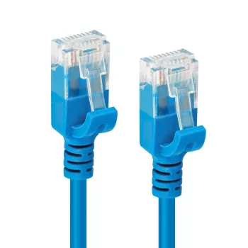 Microconnect V-UTP6A075B-schlank sieťový kábel modrý 7,5 m Cat6a U/UTP (UTP)