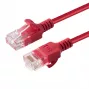 Microconnect V-UTP6A075R-schlank sieťový kábel červený 7,5 m Cat6a U/UTP (UTP)