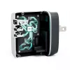 Interiérová nabíjačka ALOGIC 3X67 67W Multi-Country GaN nabíjačka 2 USB Type-C