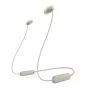 Sony WI-C100 slúchadlá bezdrôtové in-ear telefonovanie/hudba Bluetooth béžová