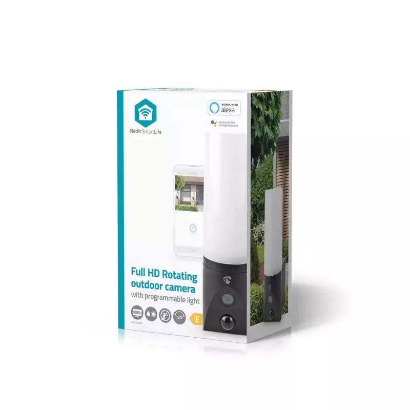 IP bezpečnostná kamera Nedis WIFICOL20BK Outdoor 1920x1080 bezdrôtová čierna