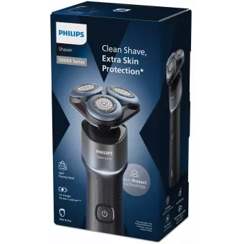 Elektrický holiaci strojček Philips Shaver 5000X séria X5006/00 — 3 rotačné hnacie hlavy, mokré a suché holenie, 50 min. batéria, USB-C rýchle nabíjanie