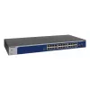 NETGEAR XS724EM Managed L2 10G Ethernet (100/1000/10000) 1U modrá, sivá