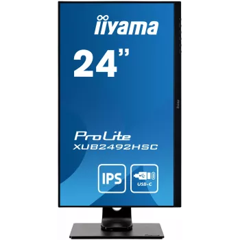 iiyama ProLite XUB2492HSC-B1 počítačový monitor 60,5 cm (23,8 palcov) 1920 x 1080 pixelov Full HD LCD čierny