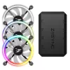 Zalman ZM-LF120A3 počítačový chladiaci systém ventilátor do počítačovej skrine 12 cm čierny, biely