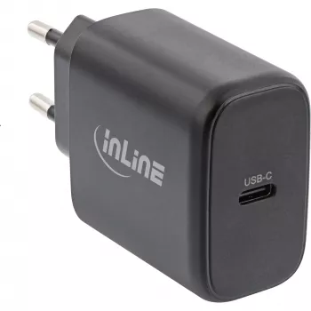 InLine USB PD napájací zdroj, GaN nabíjačka, jeden USB-C, Power Delivery, 65 W