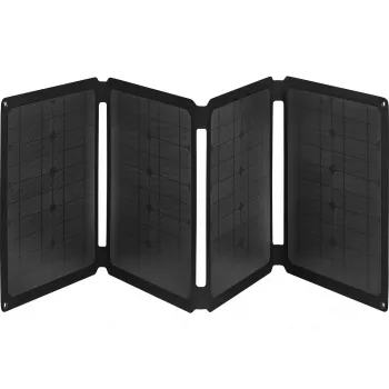Sandberg solárna nabíjačka 60W QC3.0+PD+DC monokryštalická čierna