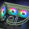 Sada kvapalinového chladenia Thermaltake TH280 V2 ARGB zelená 84,32 cfm 3,02 mmH2O