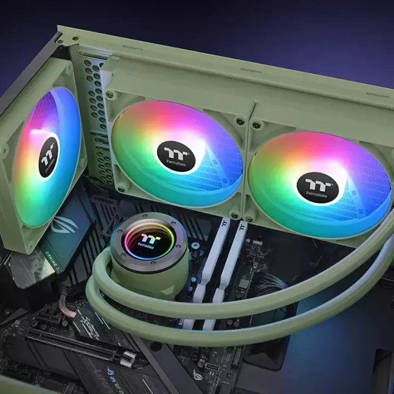 Sada kvapalinového chladenia Thermaltake TH280 V2 ARGB zelená 84,32 cfm 3,02 mmH2O
