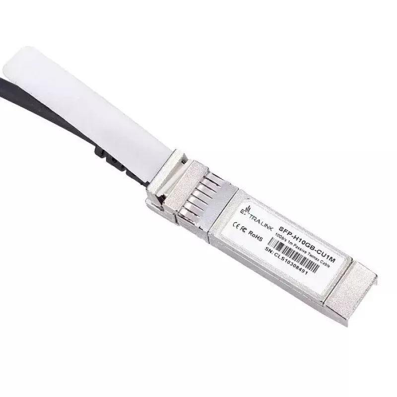 Extralink EX.2268 InfiniBand/sklenené vlákno kábel 1 m SFP+ DAC čierny