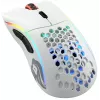 Glorious Gaming Glorious Model D Wireless - matná biela, pravá ruka, RF Wireless, 19000 DPI, biela