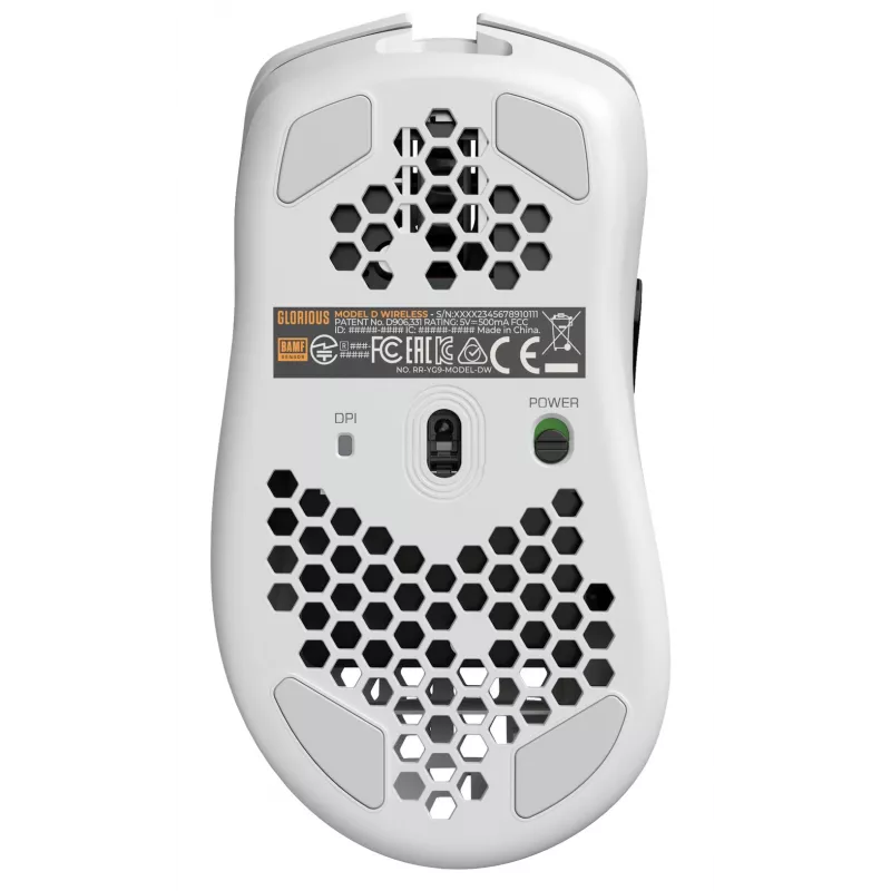 Glorious Gaming Glorious Model D Wireless - matná biela, pravá ruka, RF Wireless, 19000 DPI, biela