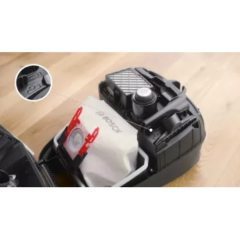 Vysávač Bosch BGB 41BA1 ručný vysávač, s vreckom, káblový, 5,3 kg, 265×410×295 mm