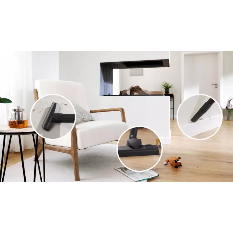 Vysávač Bosch BGB 41BA1 ručný vysávač, s vreckom, káblový, 5,3 kg, 265×410×295 mm