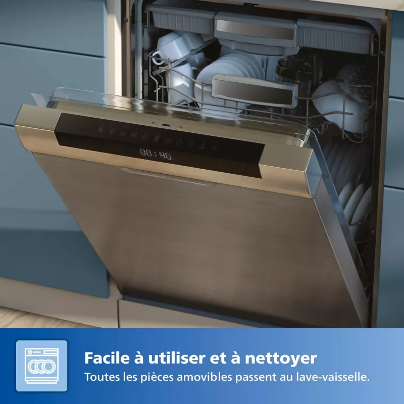 Fritéza Philips 7000-Series HD9880/90 8,3 l 2200 W čierna nerez