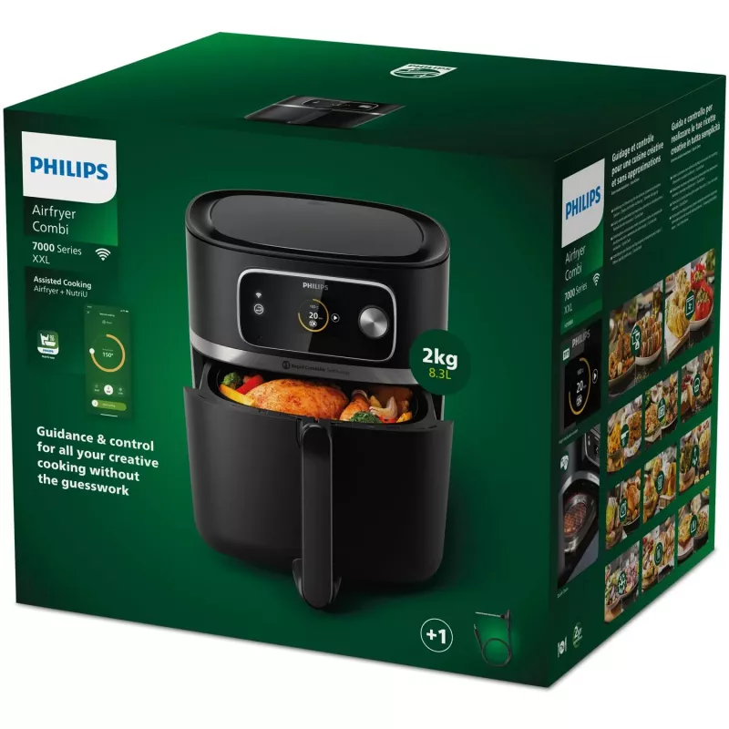 Fritéza Philips 7000-Series HD9880/90 8,3 l 2200 W čierna nerez