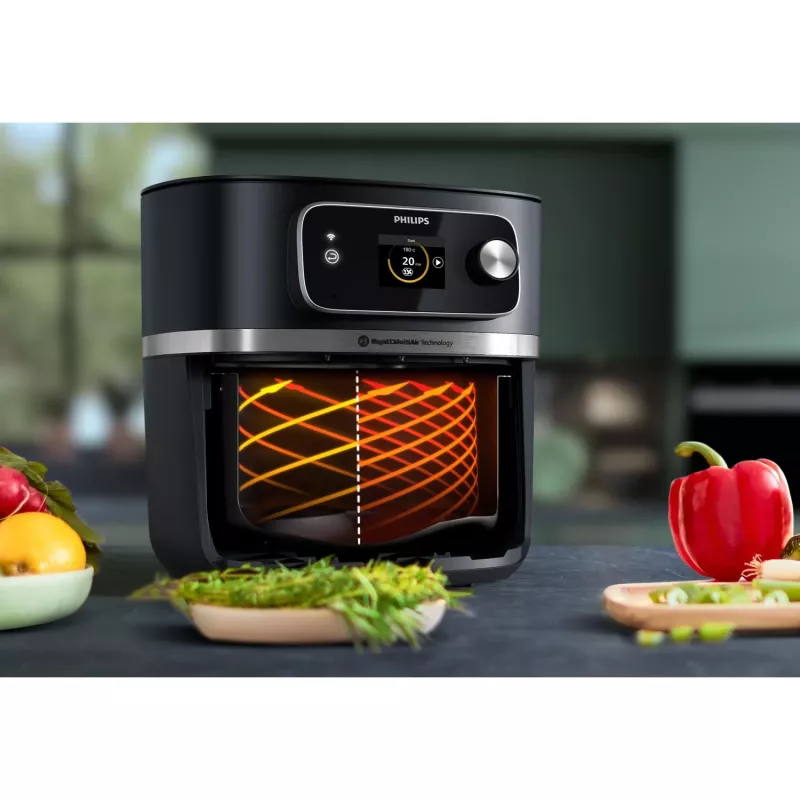Fritéza Philips 7000-Series HD9880/90 8,3 l 2200 W čierna nerez