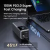 Ugreen 20000mAh 130W rýchlonabíjacia powerbanka lítium sivá